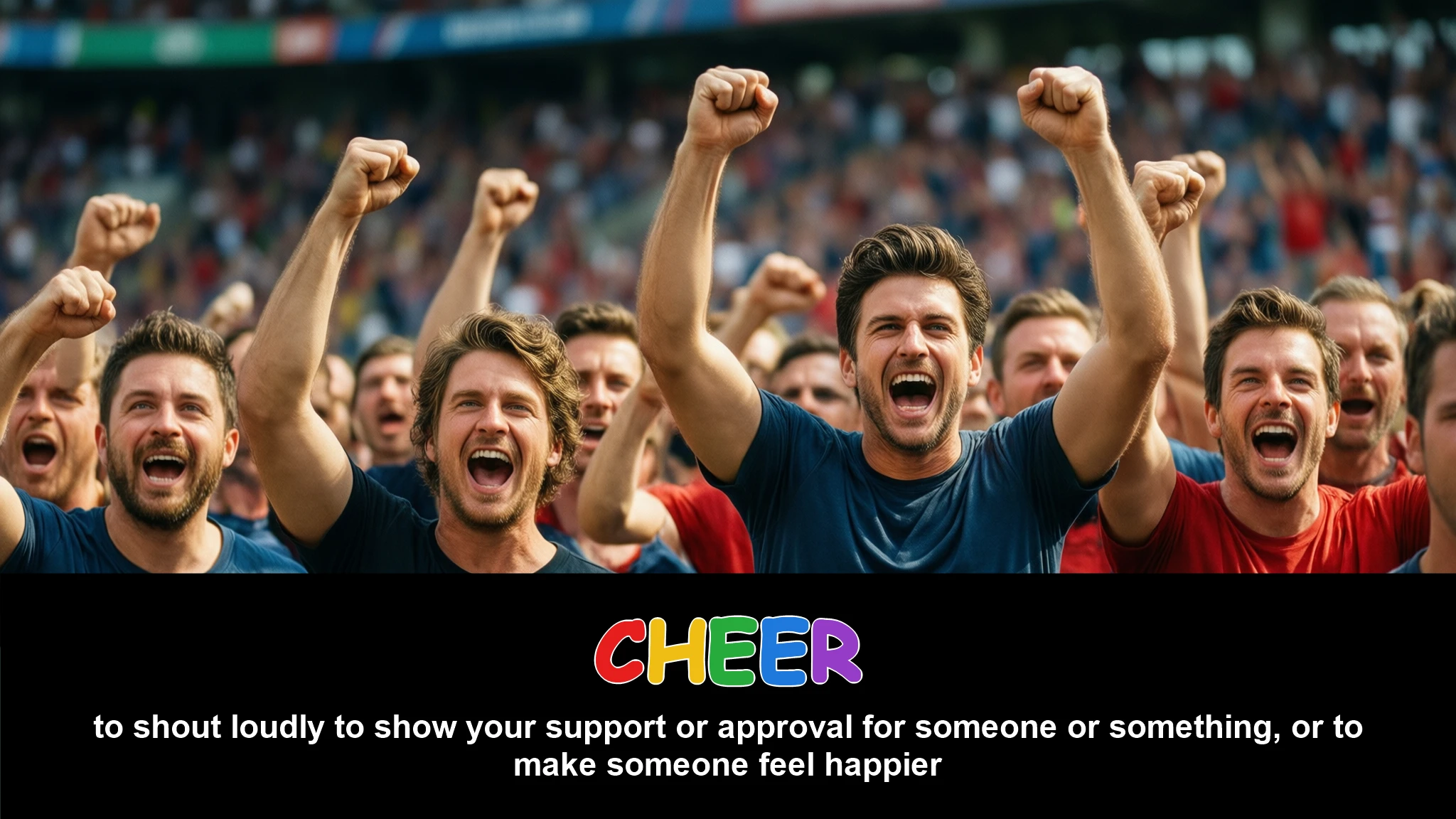 English Illustration for cheer